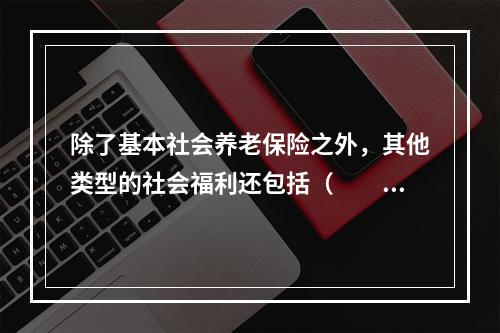 除了基本社会养老保险之外，其他类型的社会福利还包括（　　）。