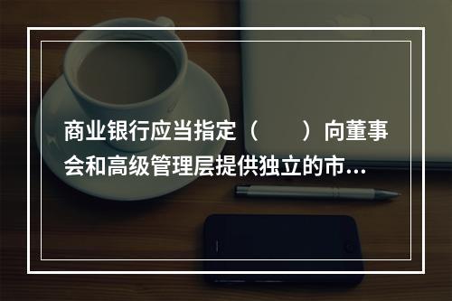 商业银行应当指定（　　）向董事会和高级管理层提供独立的市场风