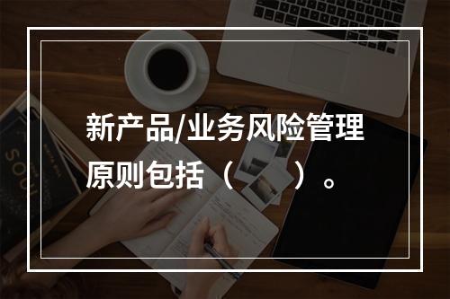 新产品/业务风险管理原则包括（　　）。