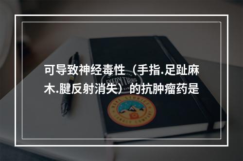 可导致神经毒性（手指.足趾麻木.腱反射消失）的抗肿瘤药是