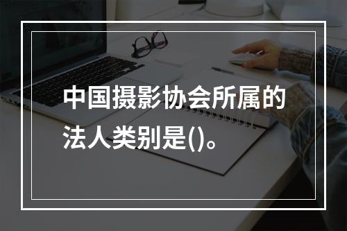 中国摄影协会所属的法人类别是()。