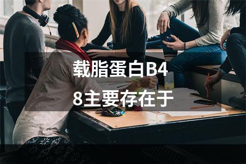 载脂蛋白B48主要存在于