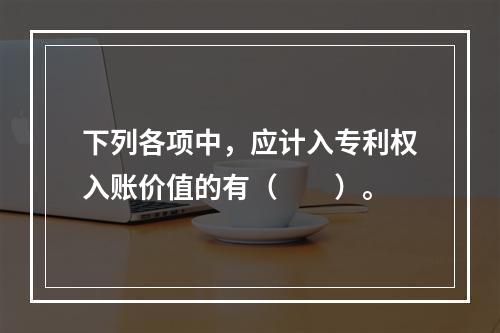 下列各项中，应计入专利权入账价值的有（　　）。