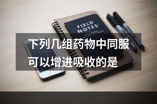 下列几组药物中同服可以增进吸收的是