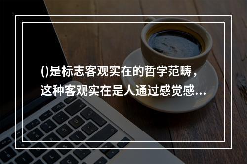 ()是标志客观实在的哲学范畴，这种客观实在是人通过感觉感知的