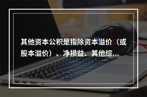 其他资本公积是指除资本溢价（或股本溢价）、净损益、其他综合收