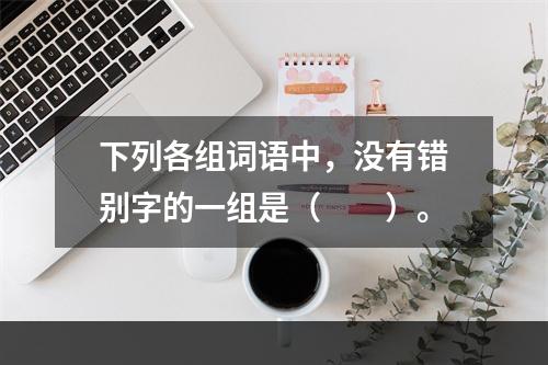 下列各组词语中，没有错别字的一组是（　　）。