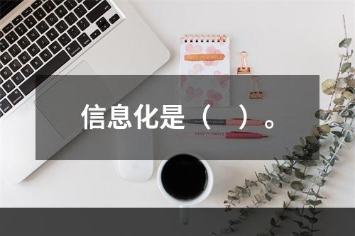 信息化是（　）。