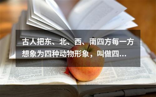 古人把东、北、西、南四方每一方想象为四种动物形象，叫做四象