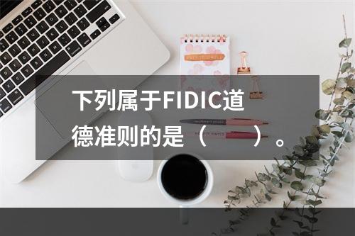 下列属于FIDIC道德准则的是（　　）。