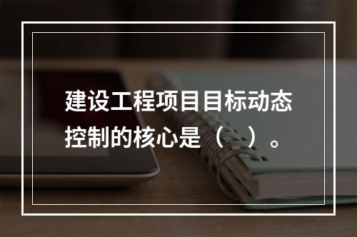 建设工程项目目标动态控制的核心是（　）。