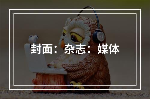 封面：杂志：媒体