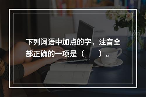 下列词语中加点的字，注音全部正确的一项是（　　）。