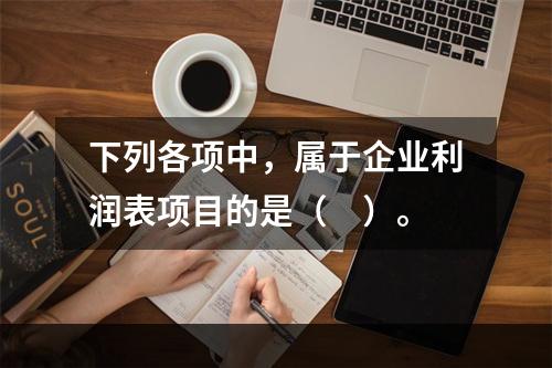 下列各项中，属于企业利润表项目的是（　）。