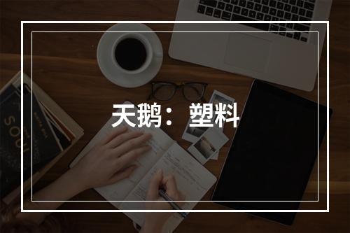 天鹅：塑料