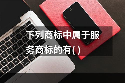 下列商标中属于服务商标的有( )