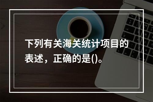 下列有关海关统计项目的表述，正确的是()。