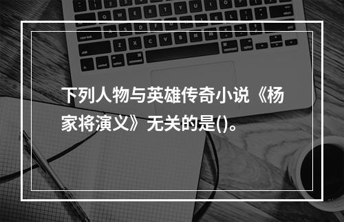 下列人物与英雄传奇小说《杨家将演义》无关的是()。