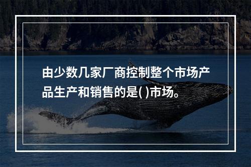 由少数几家厂商控制整个市场产品生产和销售的是( )市场。