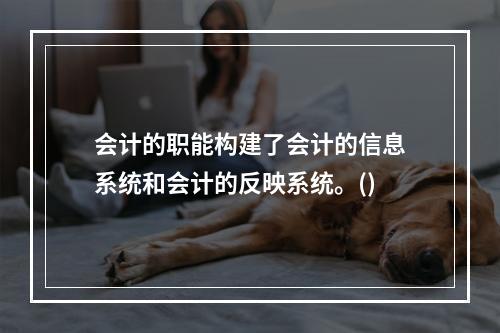 会计的职能构建了会计的信息系统和会计的反映系统。()