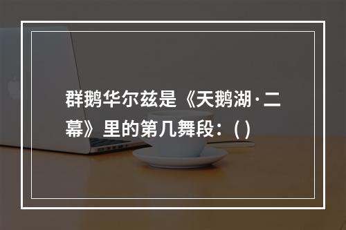 群鹅华尔兹是《天鹅湖·二幕》里的第几舞段：( )