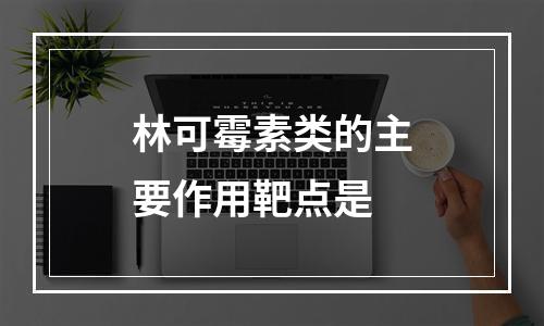 林可霉素类的主要作用靶点是