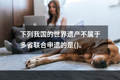 下列我国的世界遗产不属于多省联合申遗的是()。