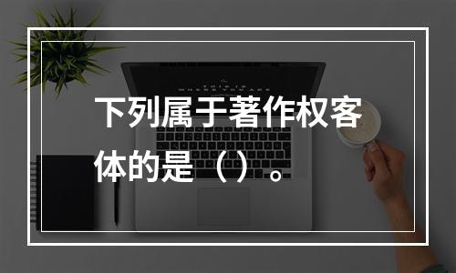 下列属于著作权客体的是（ ）。