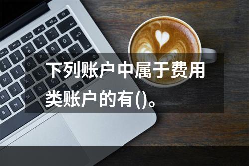 下列账户中属于费用类账户的有()。