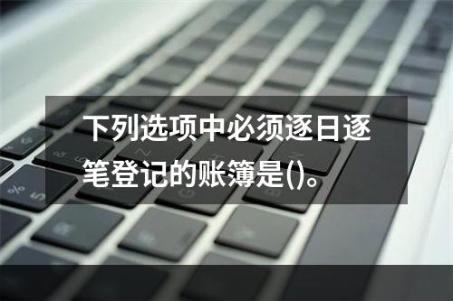 下列选项中必须逐日逐笔登记的账簿是()。