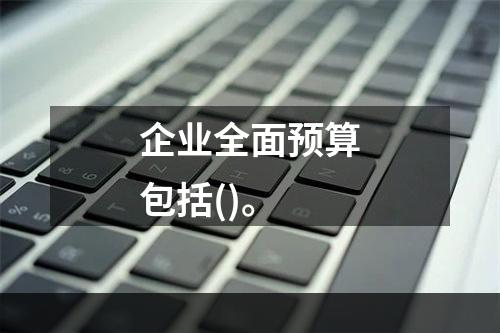 企业全面预算包括()。