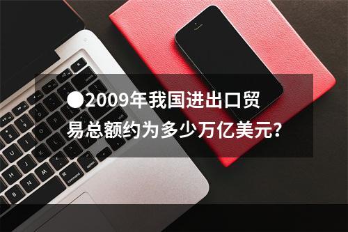 ●2009年我国进出口贸易总额约为多少万亿美元？