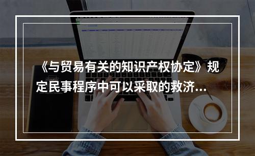 《与贸易有关的知识产权协定》规定民事程序中可以采取的救济包括