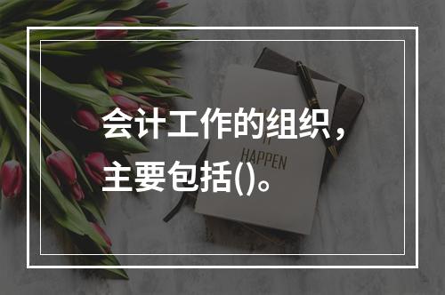 会计工作的组织，主要包括()。