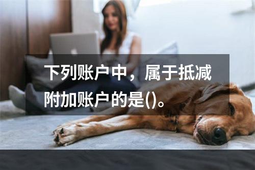 下列账户中，属于抵减附加账户的是()。