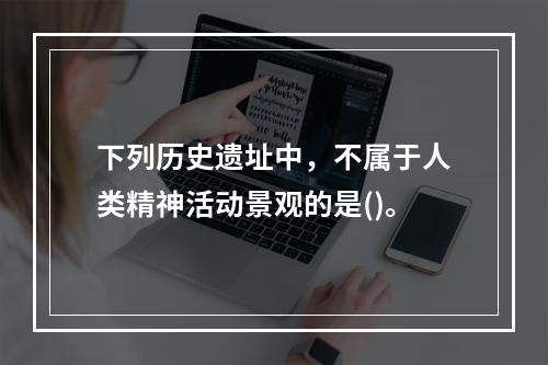 下列历史遗址中，不属于人类精神活动景观的是()。