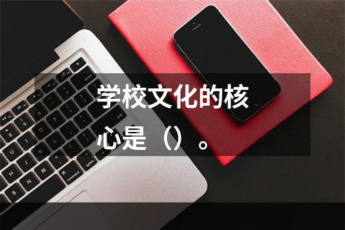 学校文化的核心是（）。