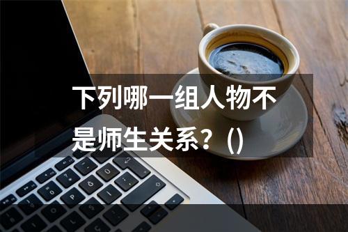 下列哪一组人物不是师生关系？()