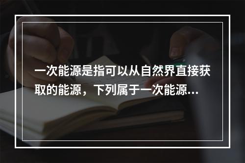 一次能源是指可以从自然界直接获取的能源，下列属于一次能源的是