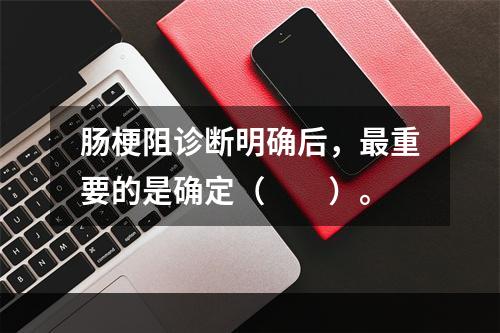 肠梗阻诊断明确后，最重要的是确定（　　）。