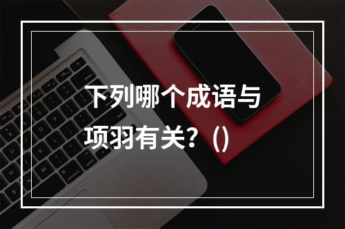 下列哪个成语与项羽有关？()