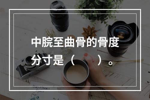 中脘至曲骨的骨度分寸是（　　）。