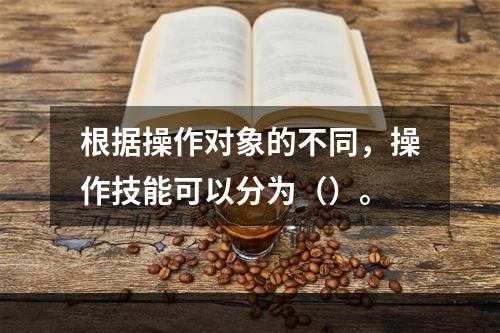 根据操作对象的不同，操作技能可以分为（）。