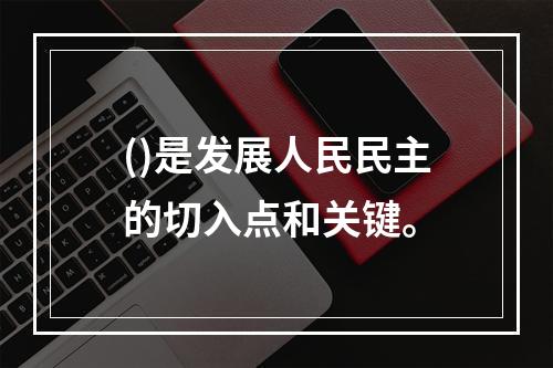 ()是发展人民民主的切入点和关键。