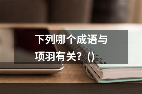 下列哪个成语与项羽有关？()