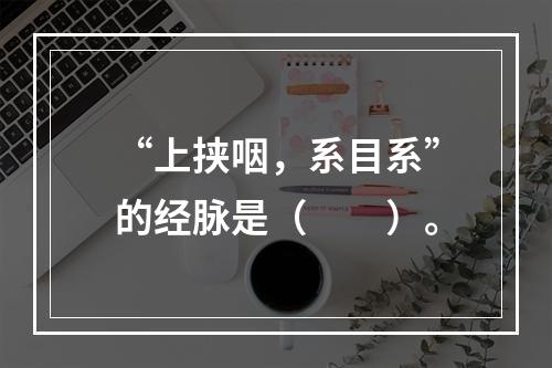 “上挟咽，系目系”的经脉是（　　）。