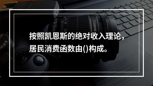 按照凯恩斯的绝对收入理论，居民消费函数由()构成。