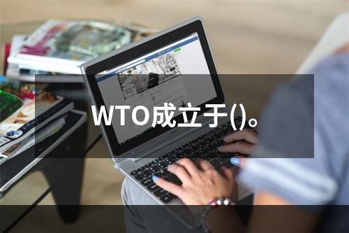 WTO成立于()。