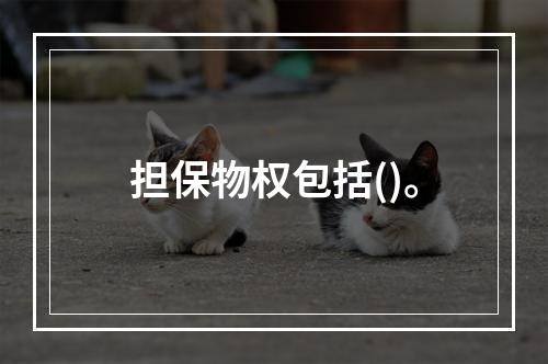 担保物权包括()。