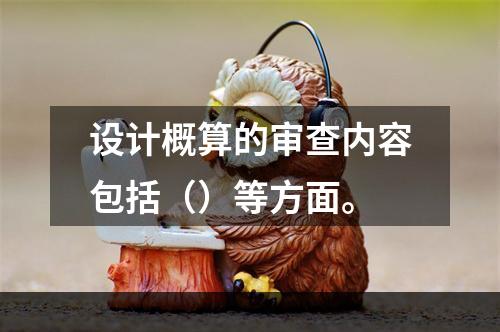 设计概算的审查内容包括（）等方面。